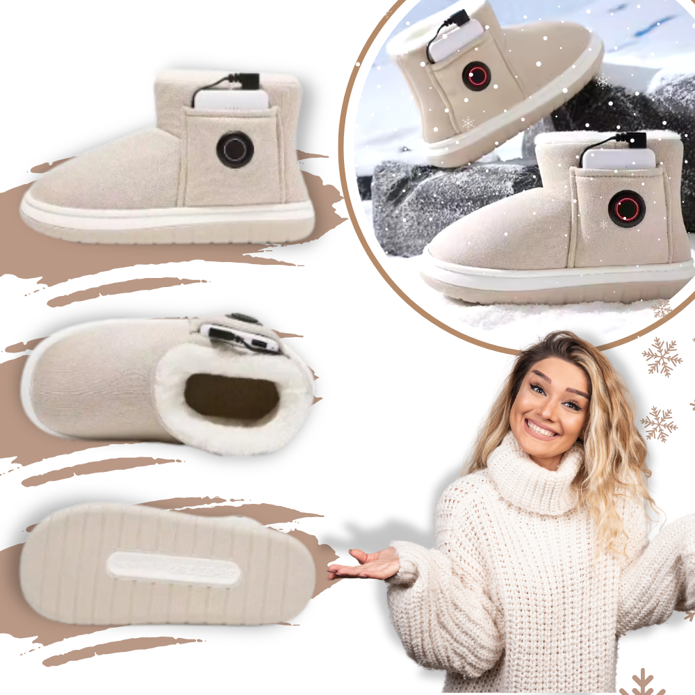 Chaussures en coton chauffées au graphène