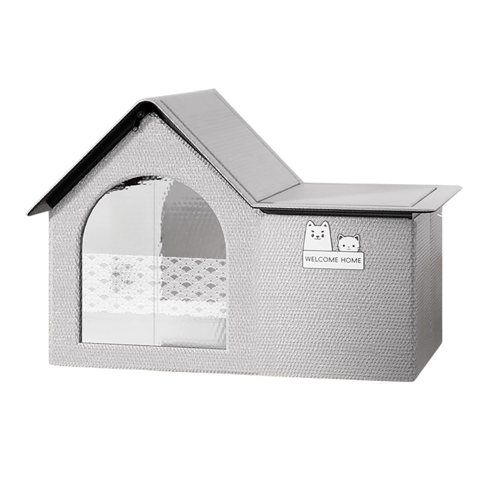Maison pour chats à isolation thermique réfléchissante