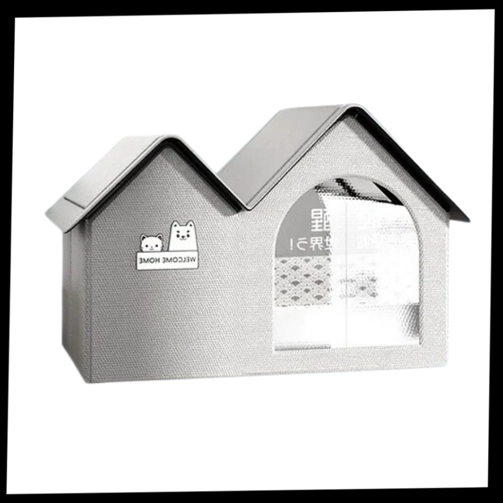 Maison pour chats à isolation thermique réfléchissante