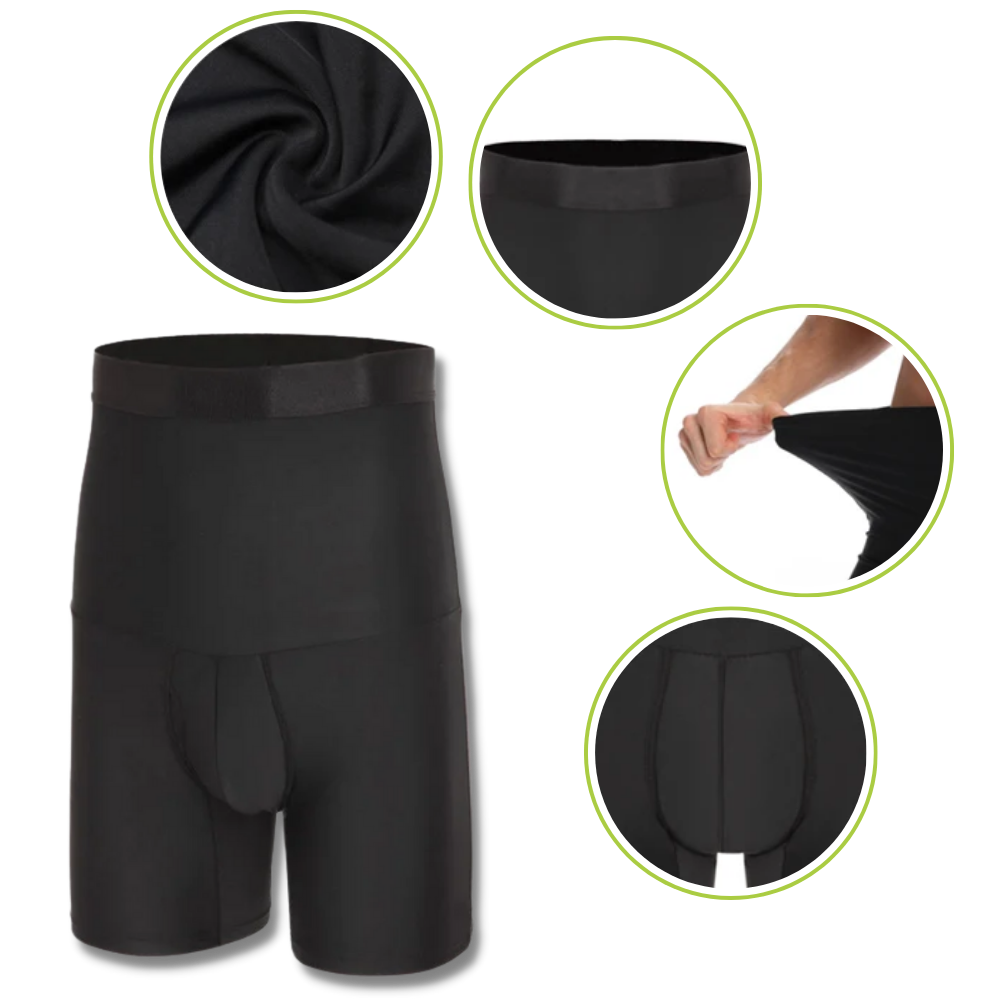 Short minceur sans couture à taille haute