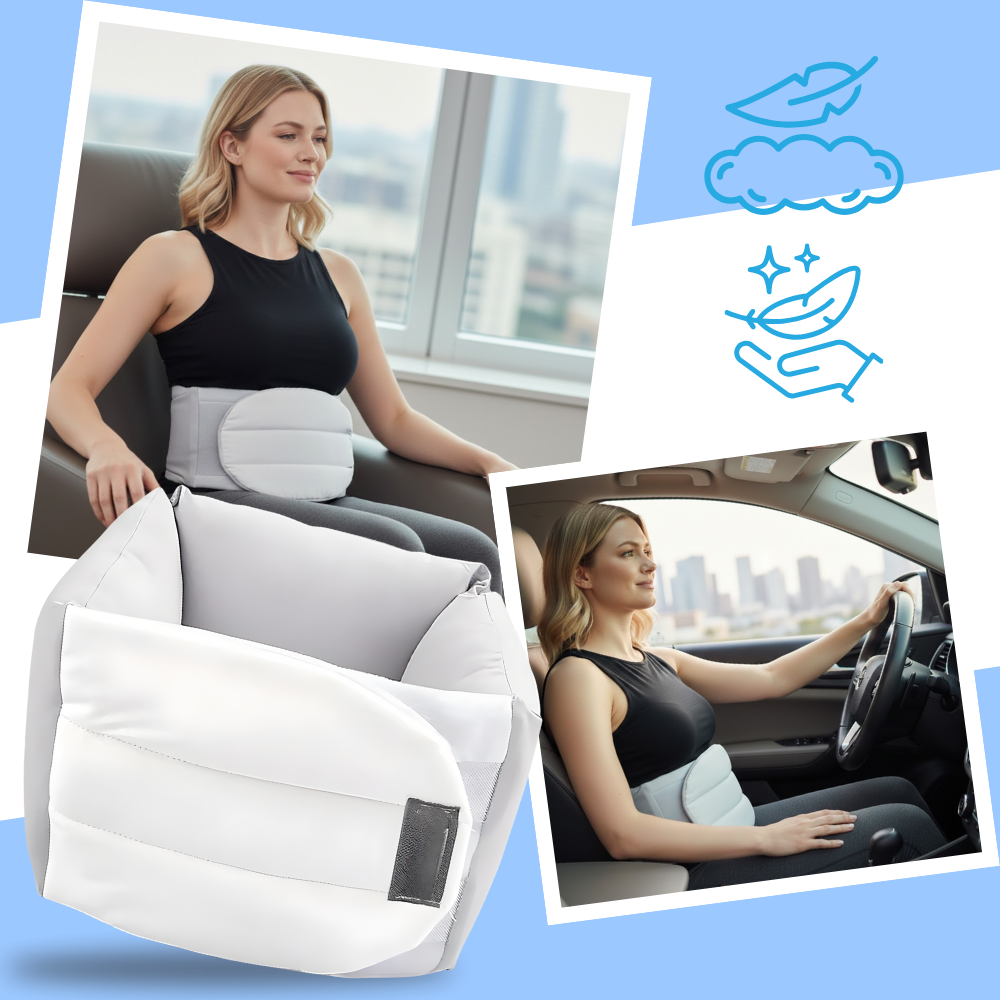 Ceinture de support dorsal en soie glacée