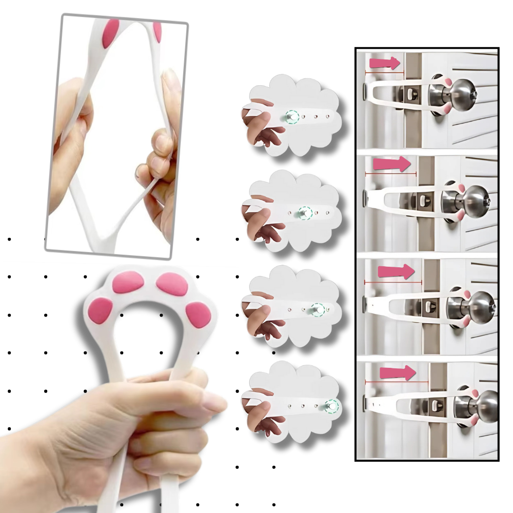 Loquet de porte innovant pour chats