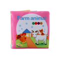 Livre interactif à velcro pour enfants sur le thème de la ferme