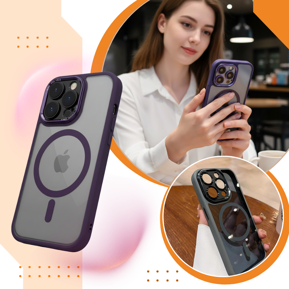 Coque magnétique antichoc pour iPhone