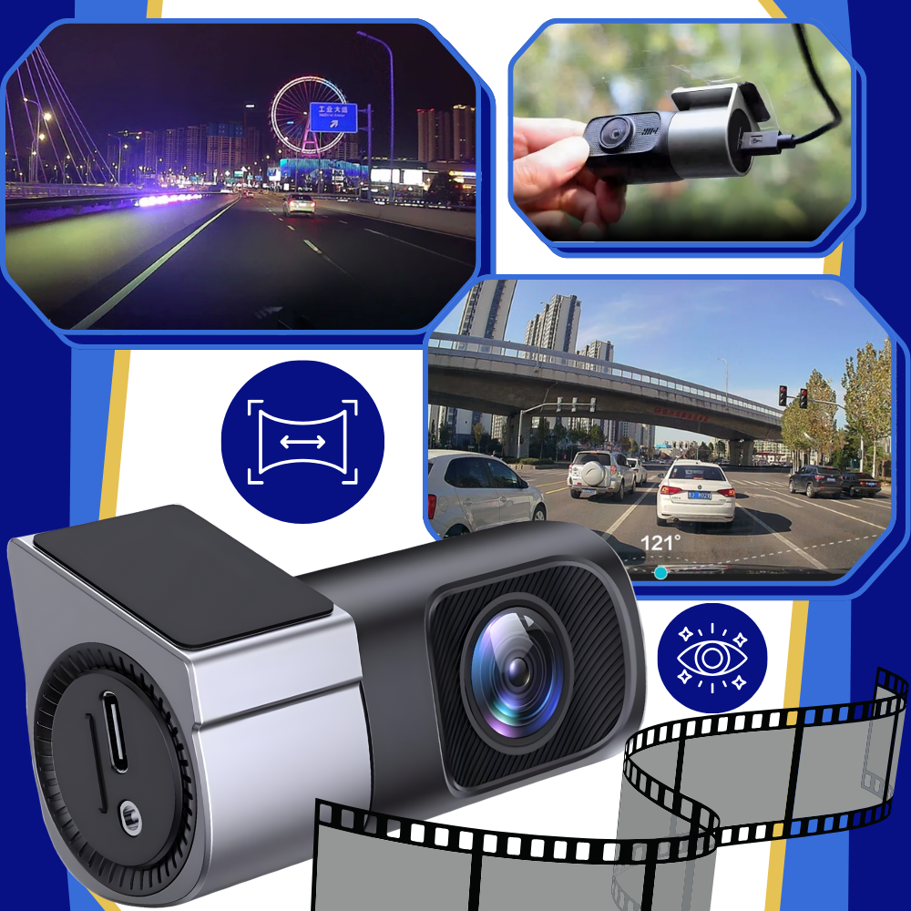 Caméra embarquée Dashcam vision nocturne