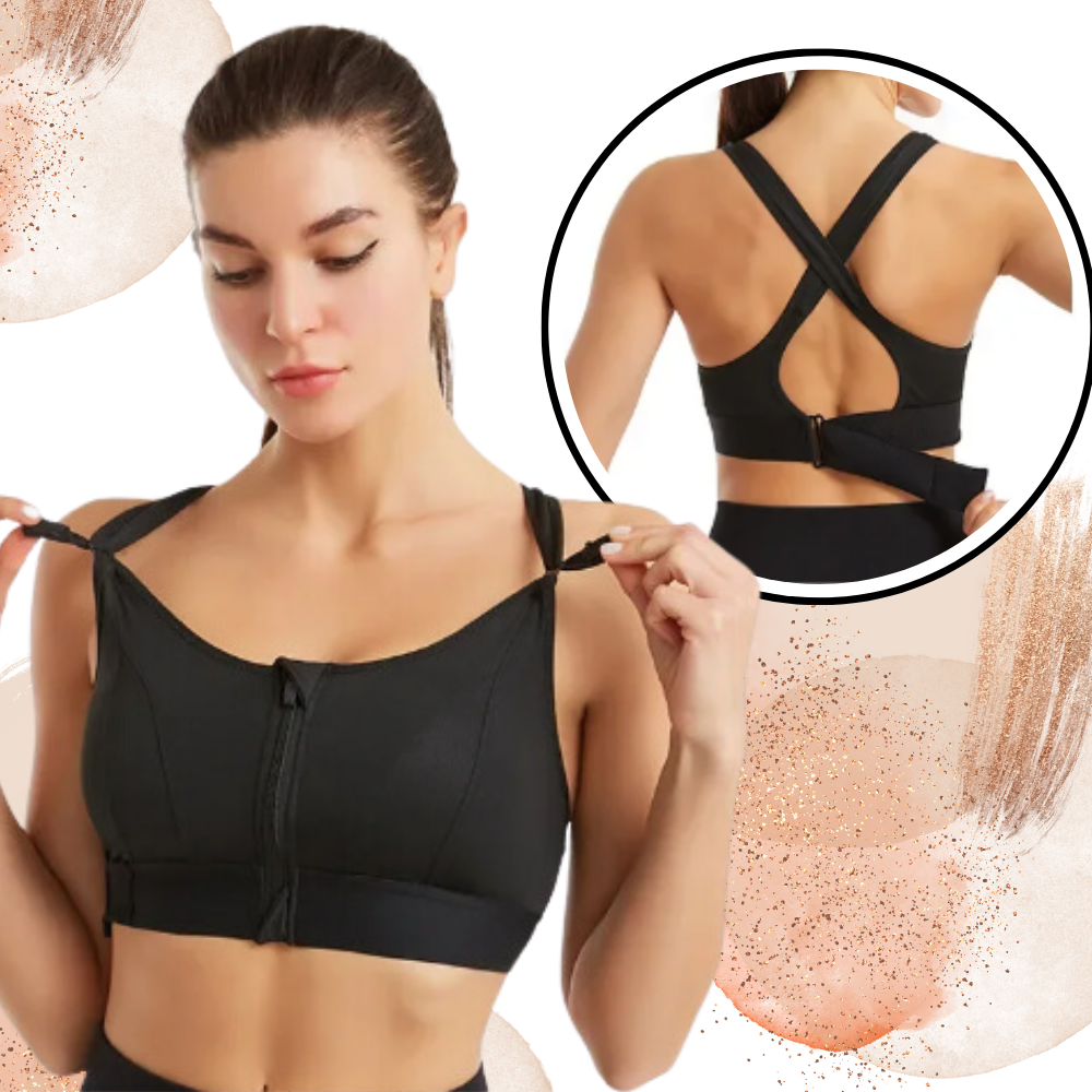 Soutien-gorge de sport à dos nageur avec soutien maximal