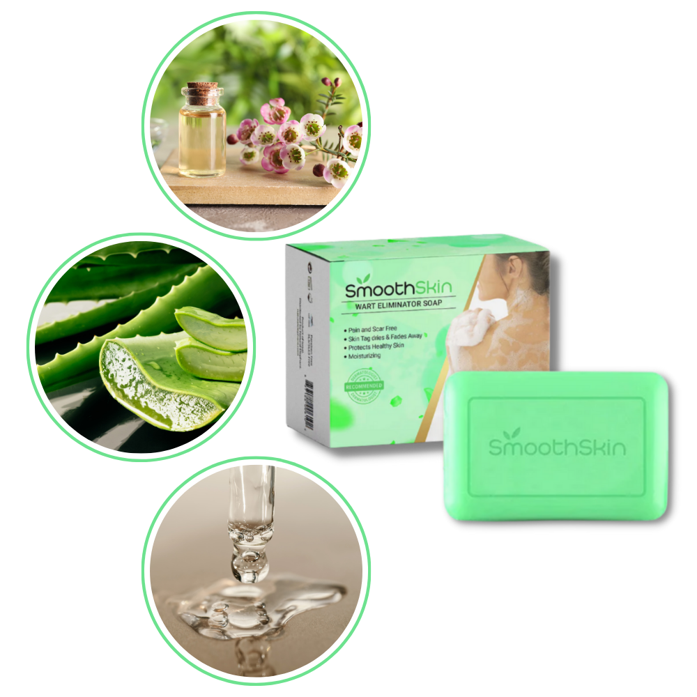 Savon exfoliant hydratant contre les verrues