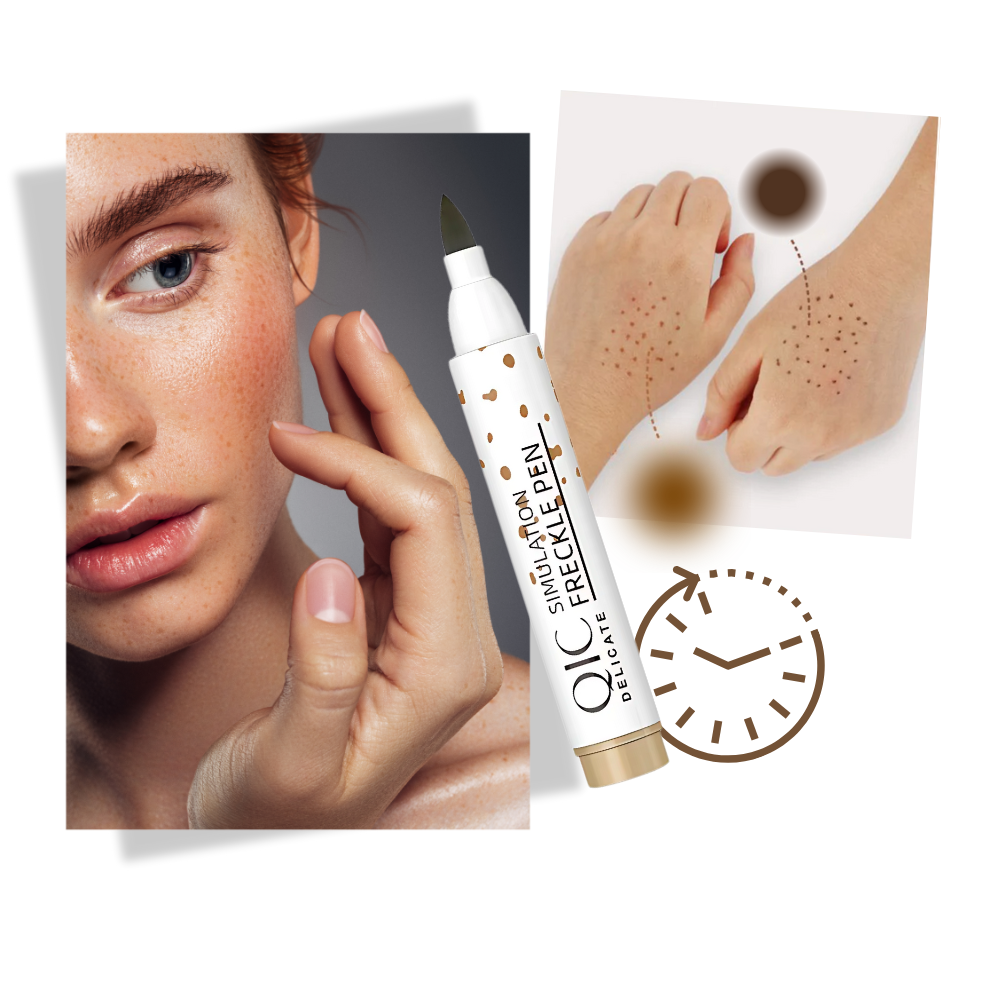 Stylo pour taches de rousseur à finition naturelle
