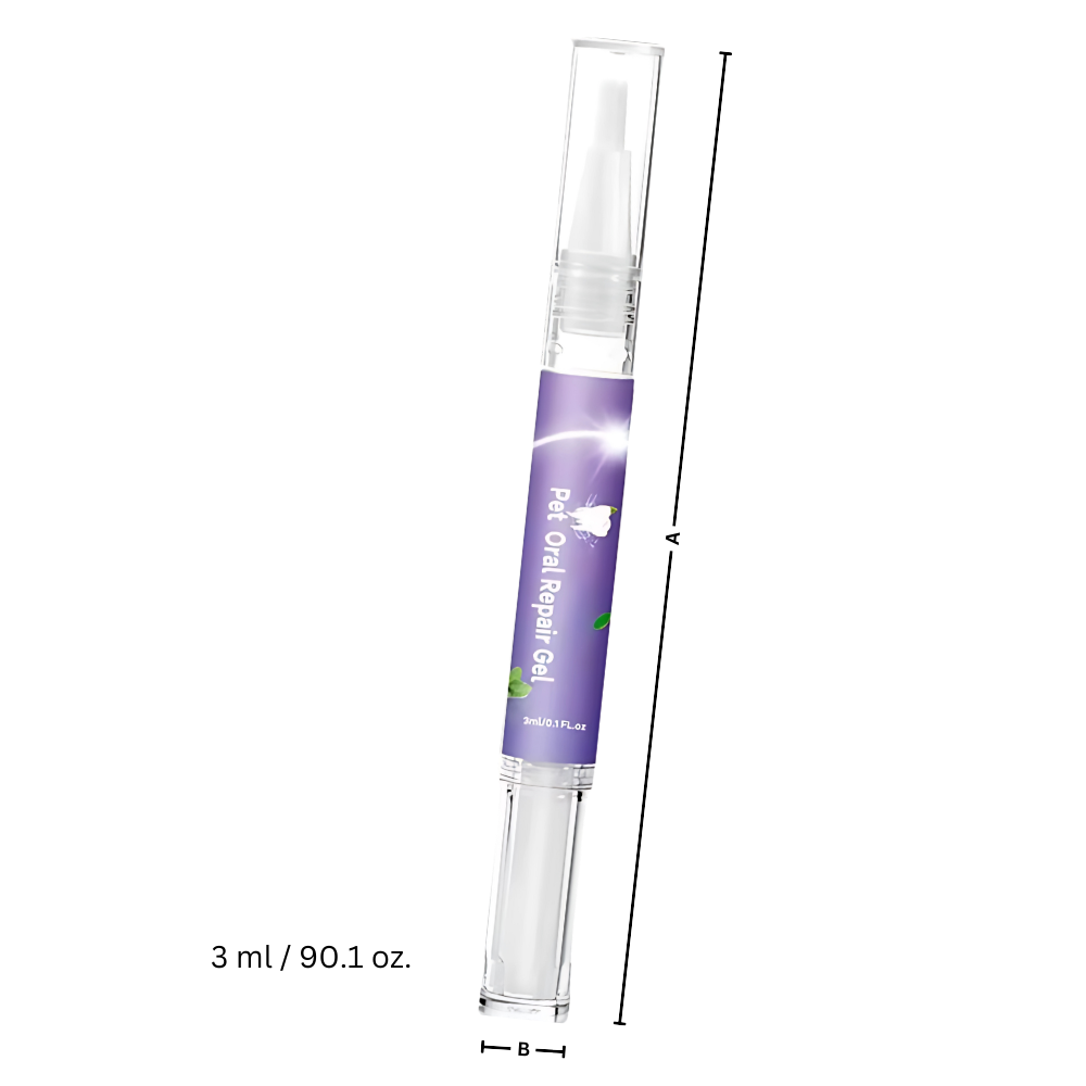 Gel de réparation buccale naturel pour animaux