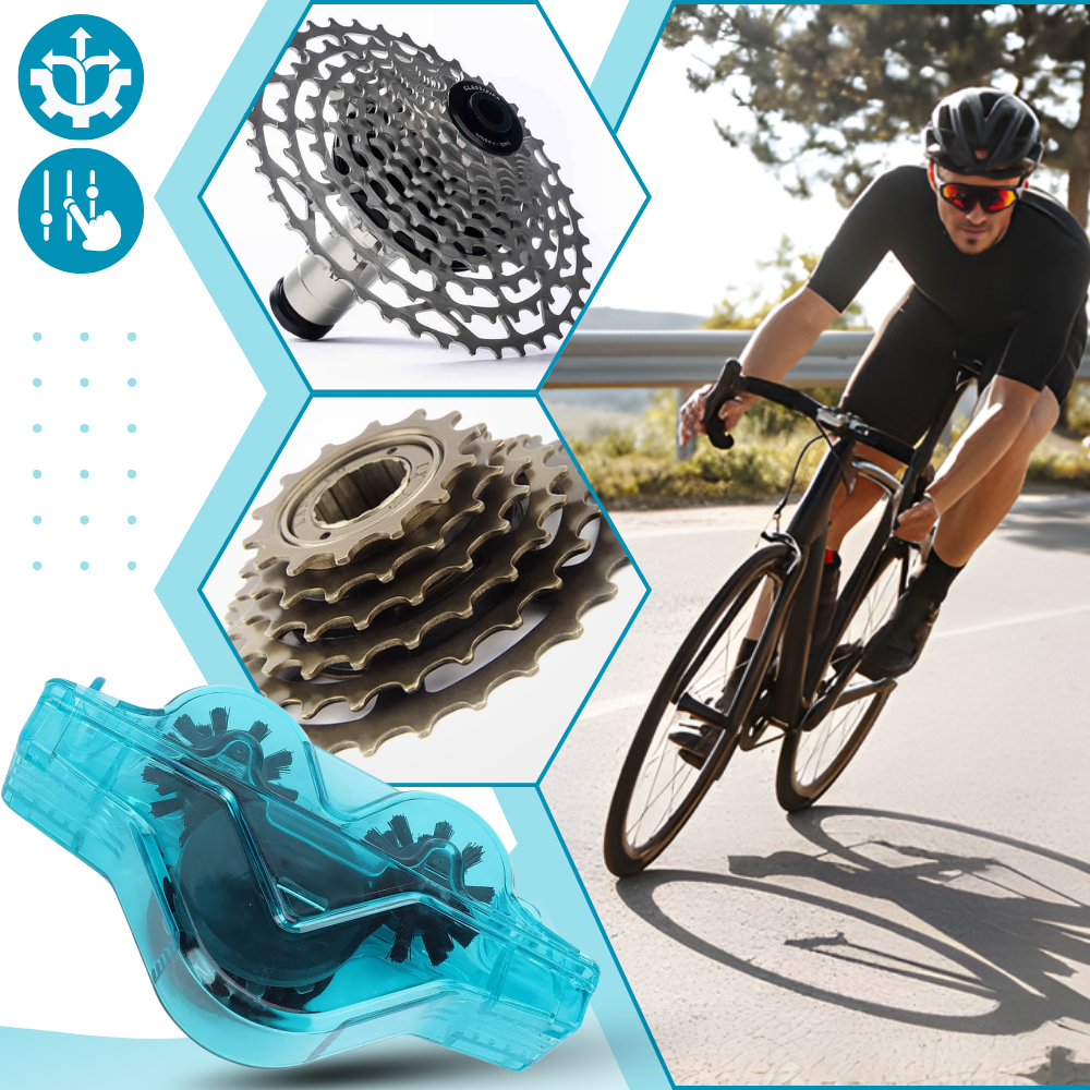 Nettoyeur pour chaîne de vélo 360°
