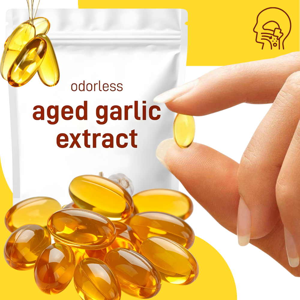 Gélules molles à l'extrait d'ail biologique