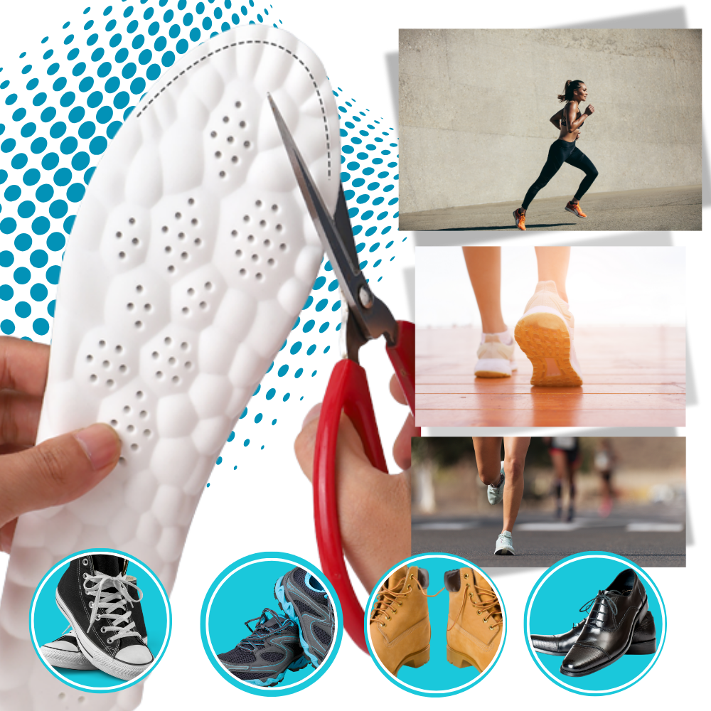 Semelles orthopédiques à mémoire de forme