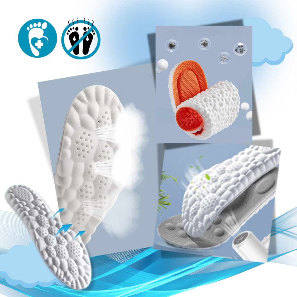 Semelles orthopédiques à mémoire de forme