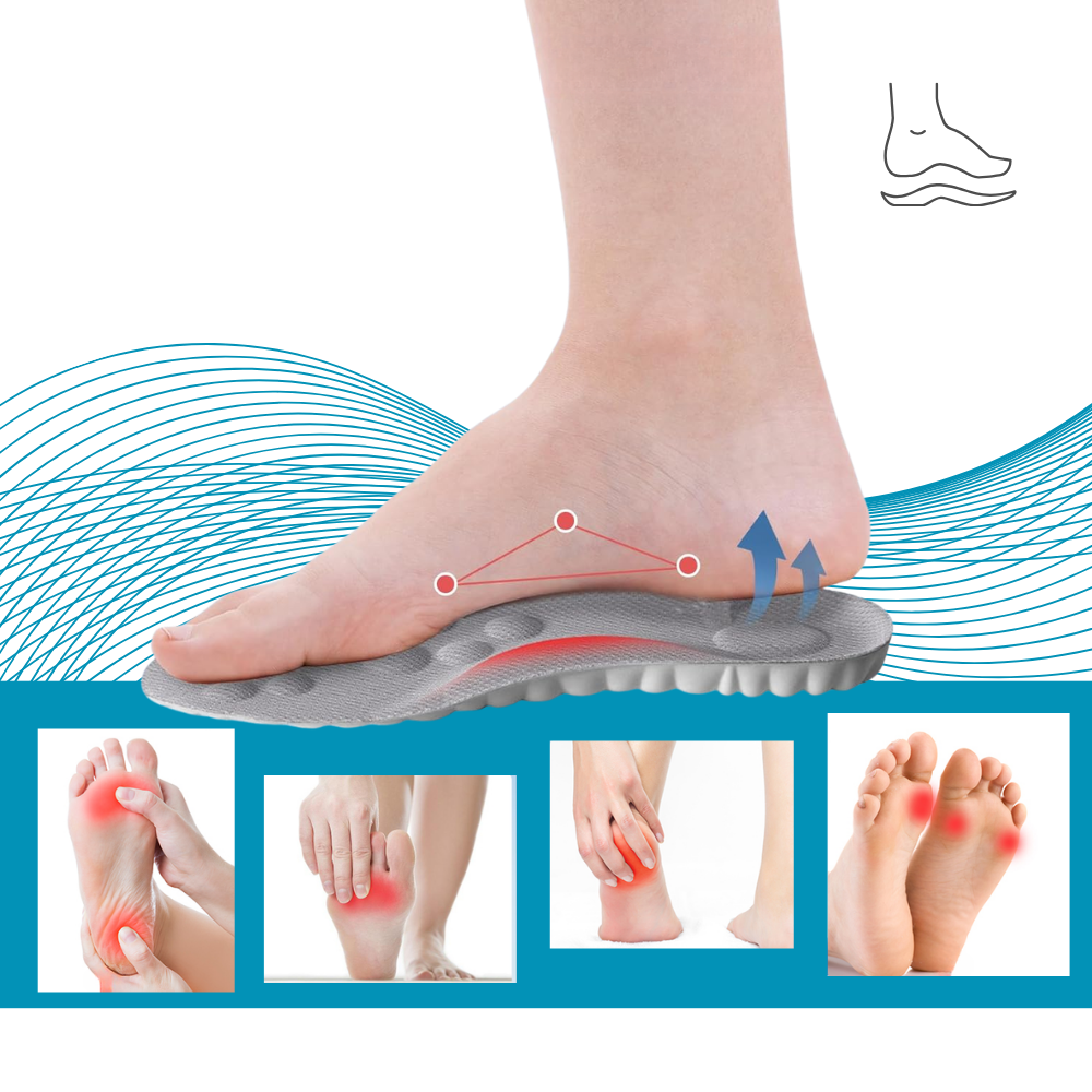 Semelles orthopédiques à mémoire de forme