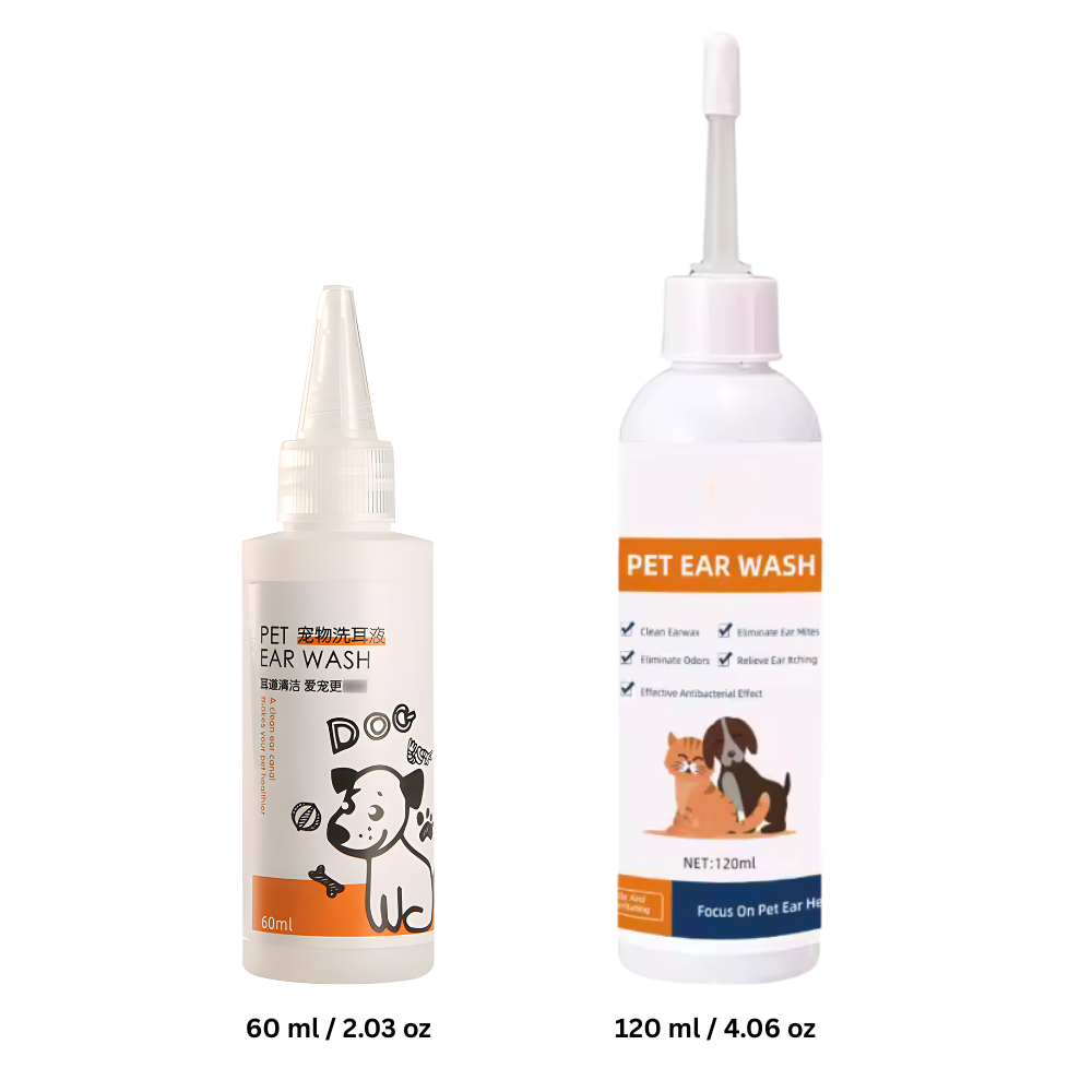 Nettoyant et désodorisant pour oreilles d'animaux