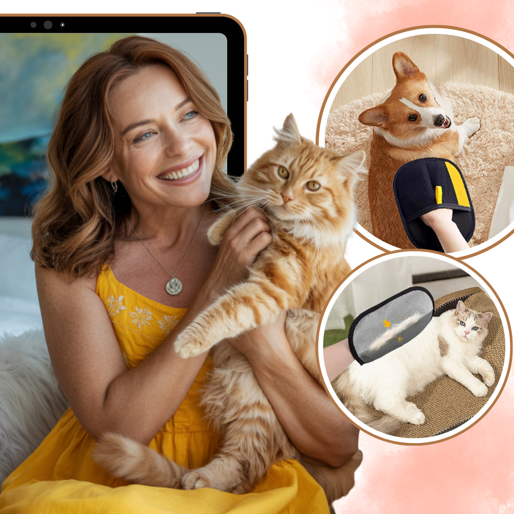 Gant anti-poils pour animaux