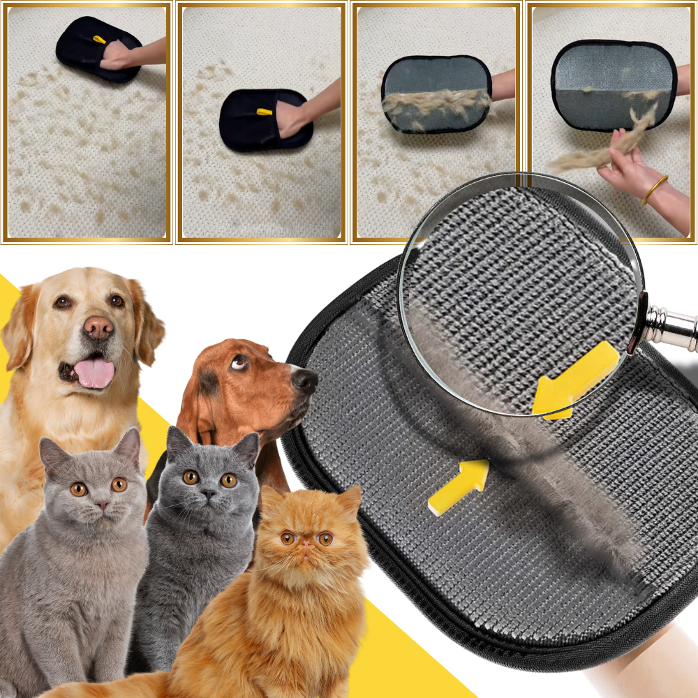 Gant anti-poils pour animaux