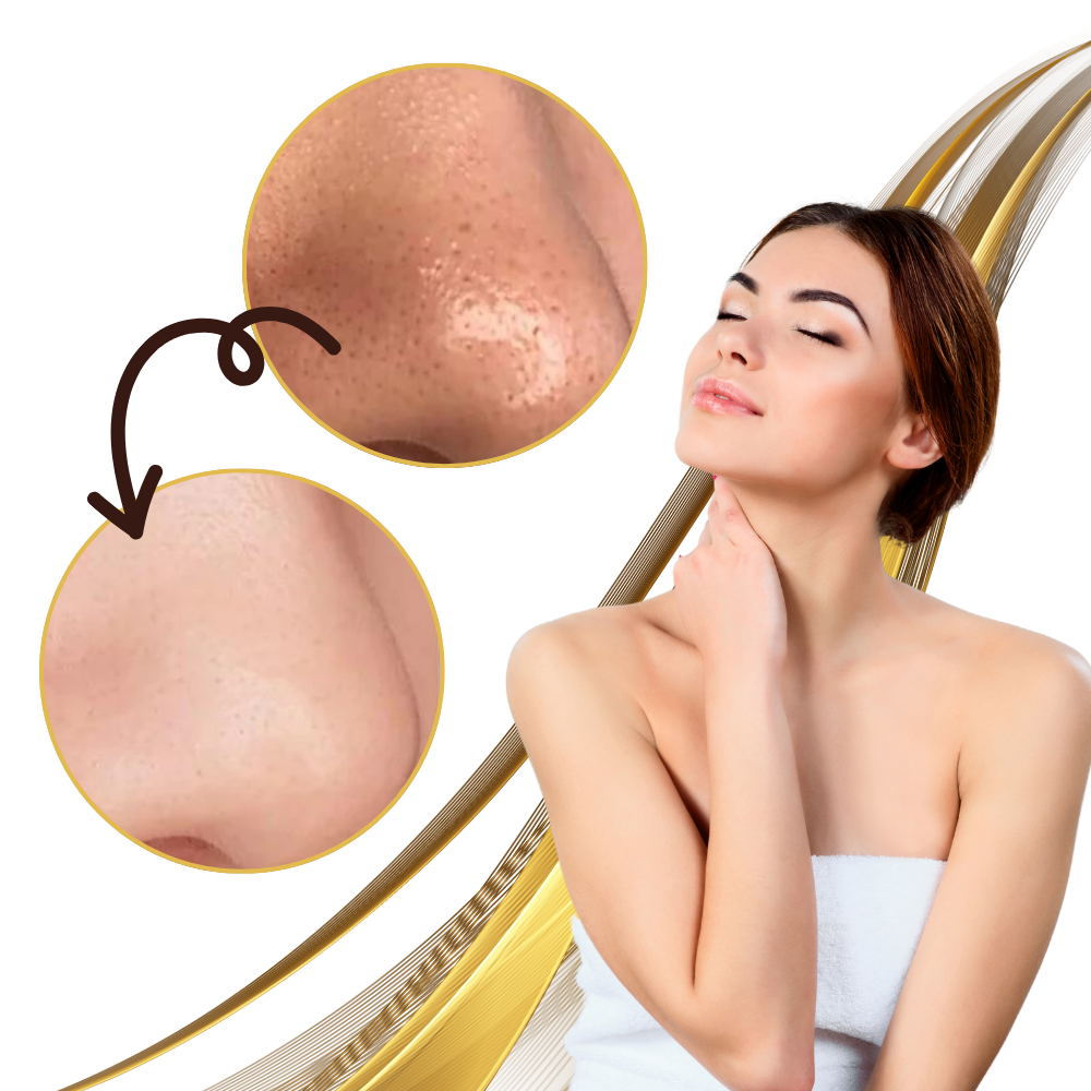 Masque doré peel-off pour le nettoyage des pores