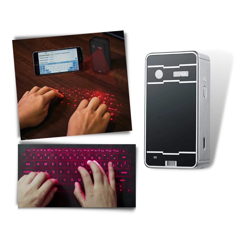 Clavier virtuel laser portable