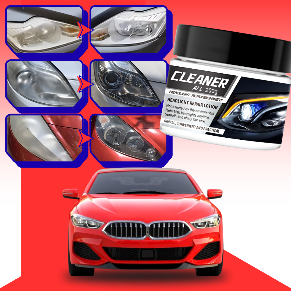 Kit de nettoyage et de protection pour phares de voiture