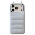 Coque téléphone matelassée à cornes Puffer Horn