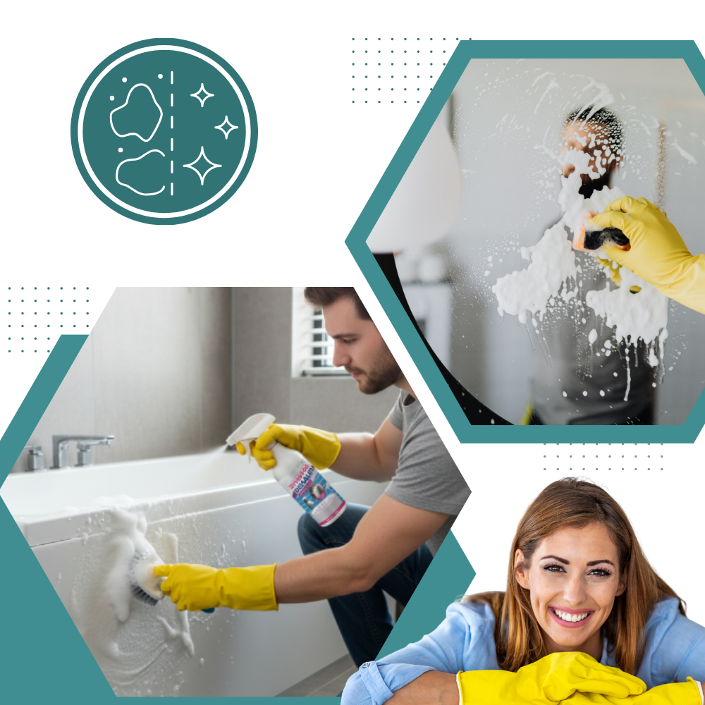 Nettoyant fraîcheur anti-calcaire multisurfaces pour salle de bain