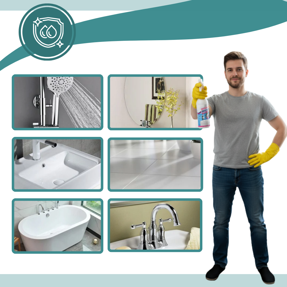Nettoyant fraîcheur anti-calcaire multisurfaces pour salle de bain