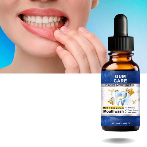 Bain de bouche rafraîchissant format gouttes
