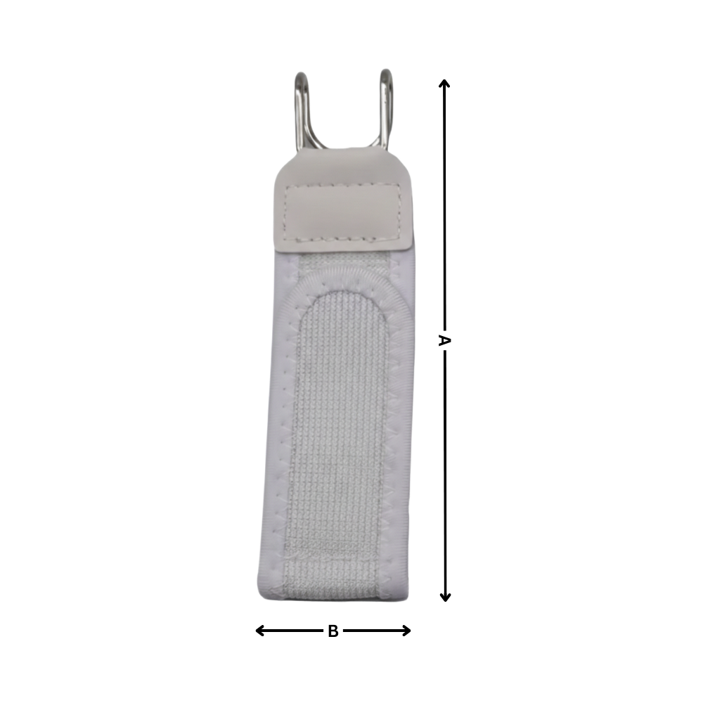 Ceinture élastique latérale à crochets métalliques pour homme