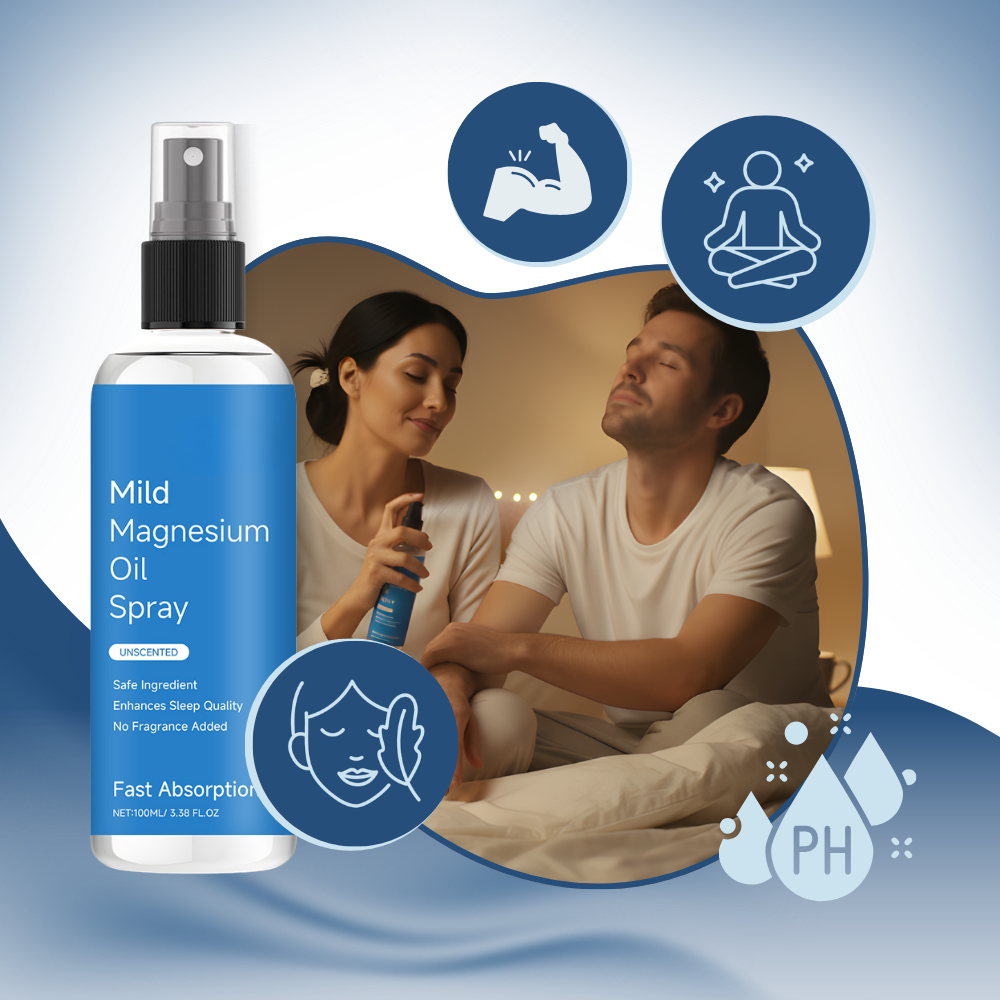 Spray relaxant au chlorure de magnésium