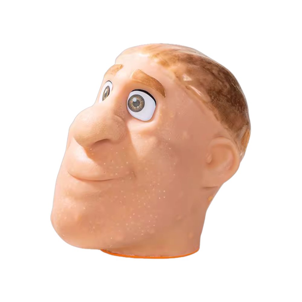 Jeu anti-stress visage en silicone pour percer les boutons