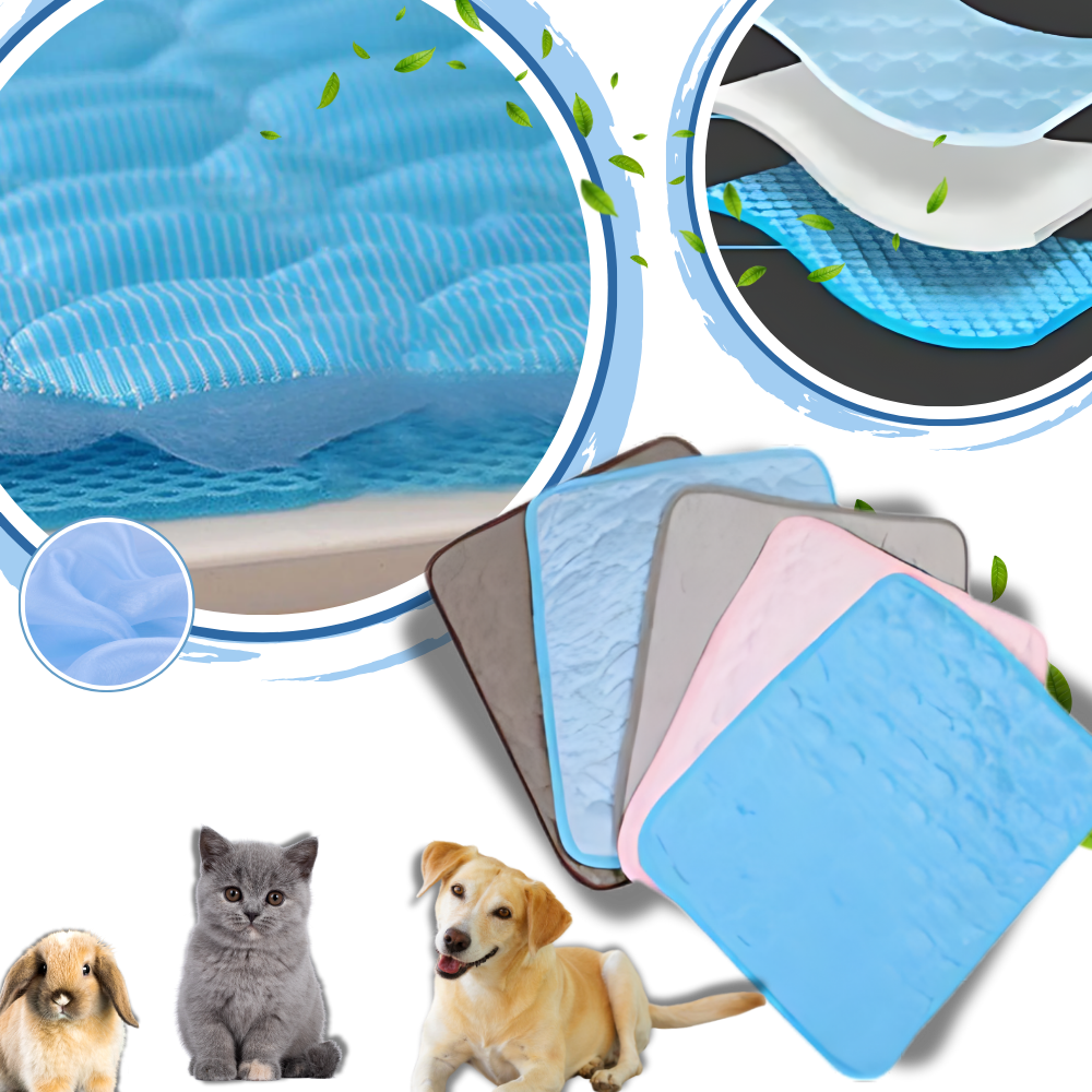 Tapis rafraîchissant en soie pour animaux de compagnie