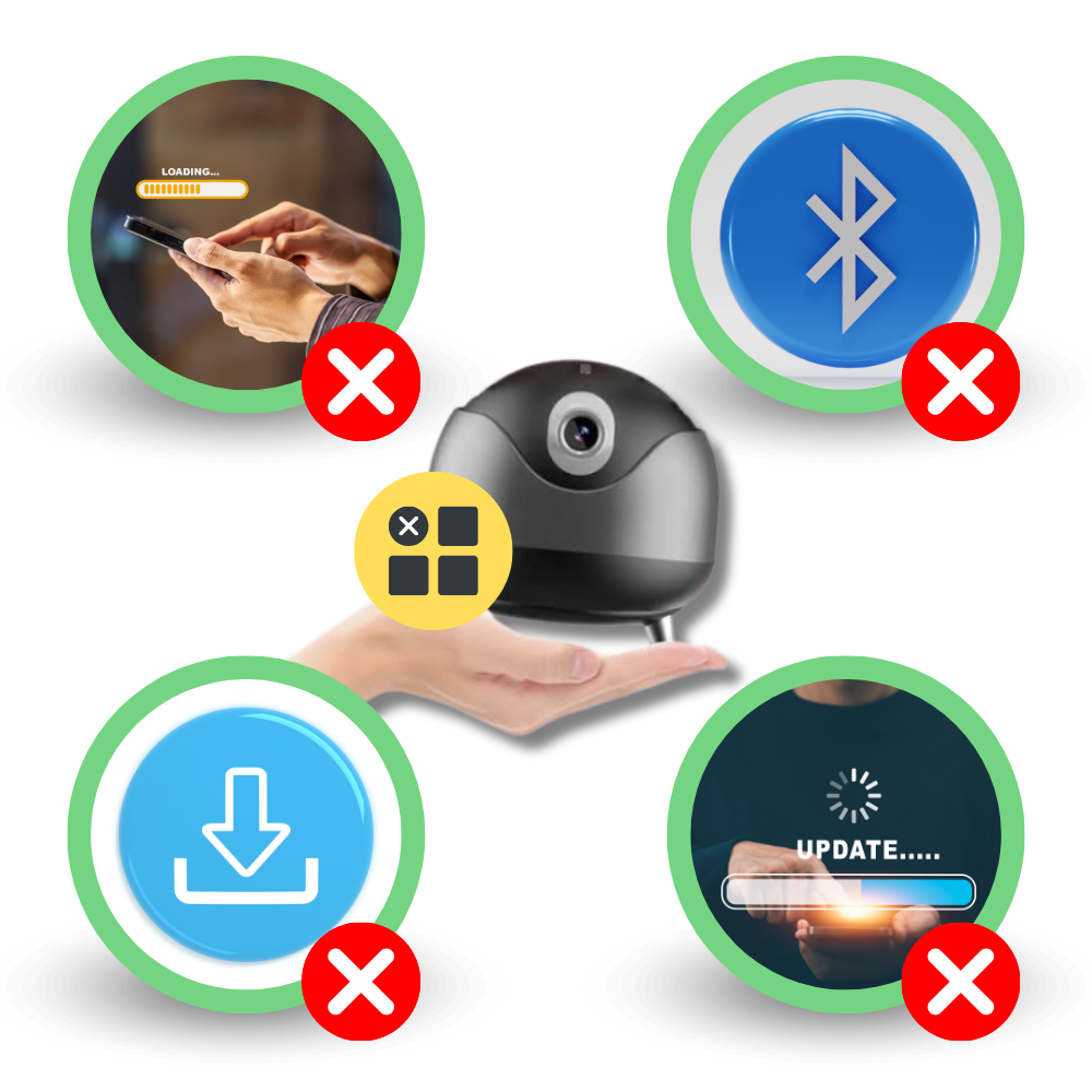 Rotule intelligente à suivi automatique sur 360°