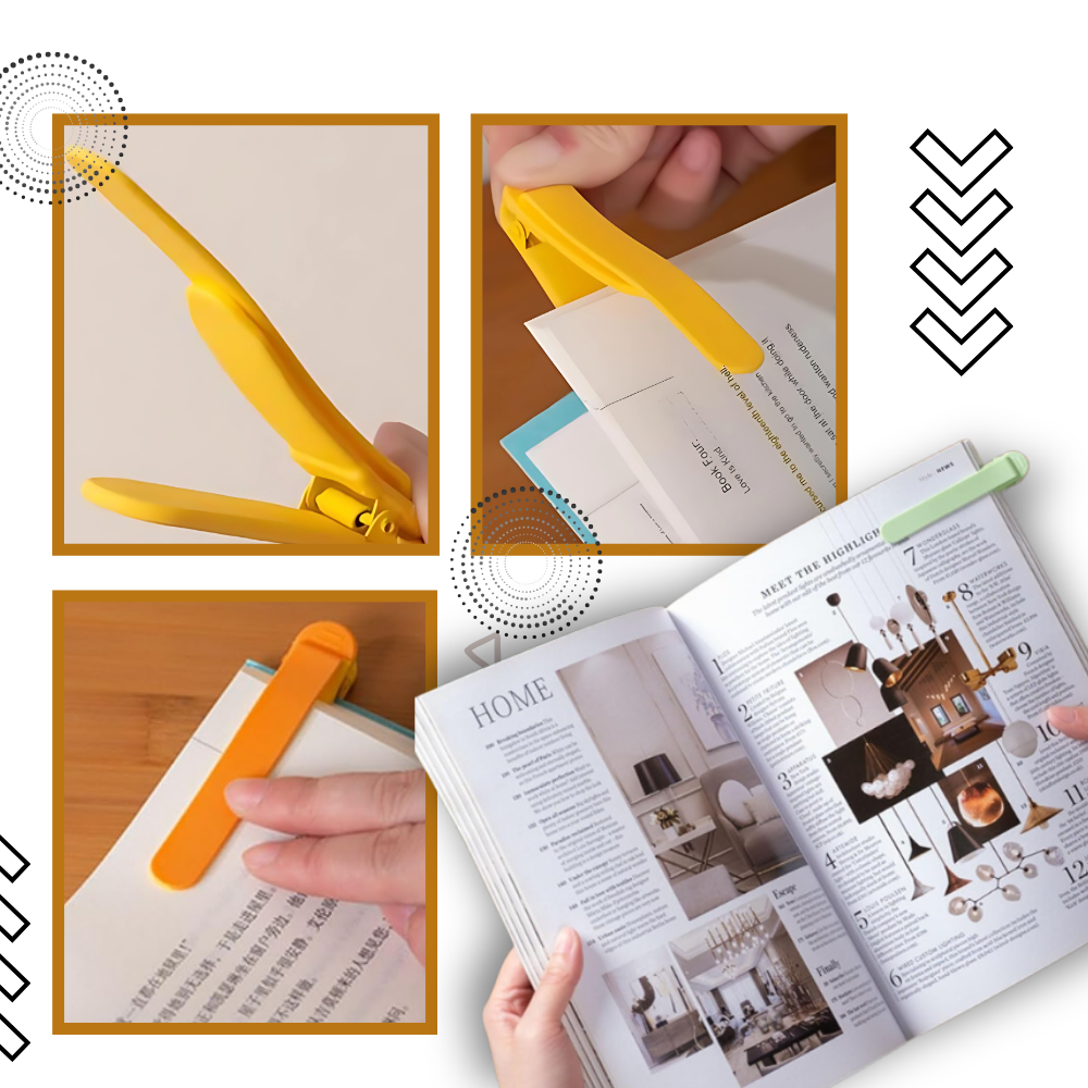 Marque-pages intelligent en silicone