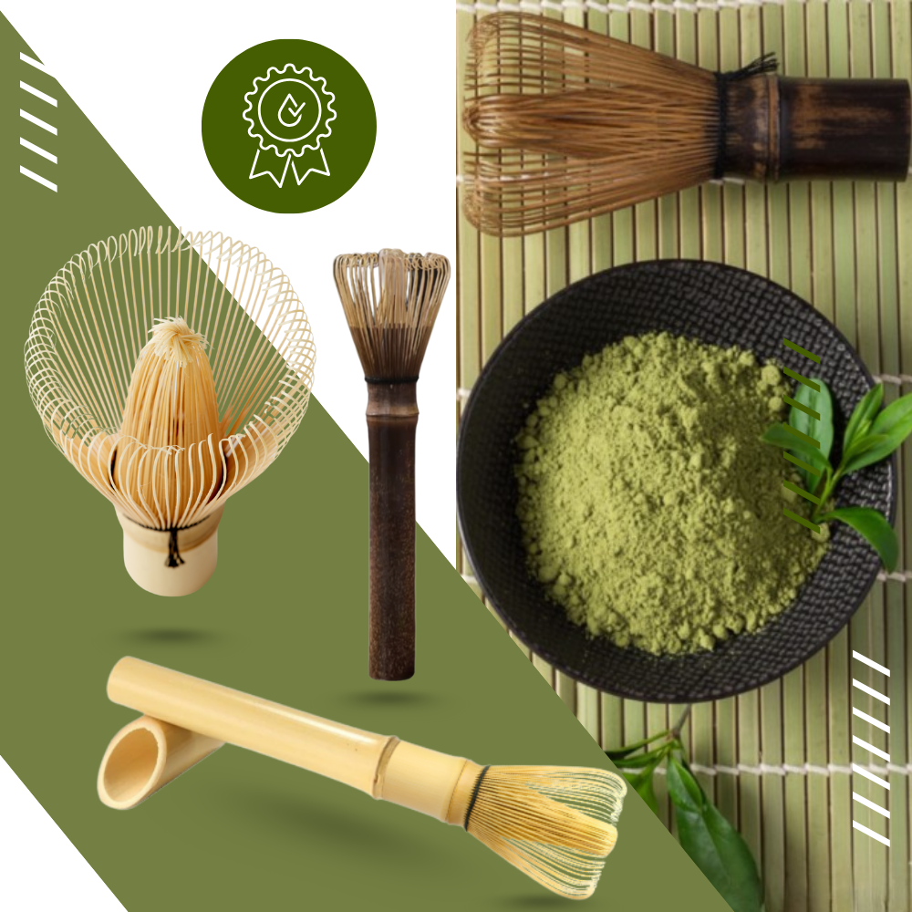 Fouet à matcha mélange lisse et homogène