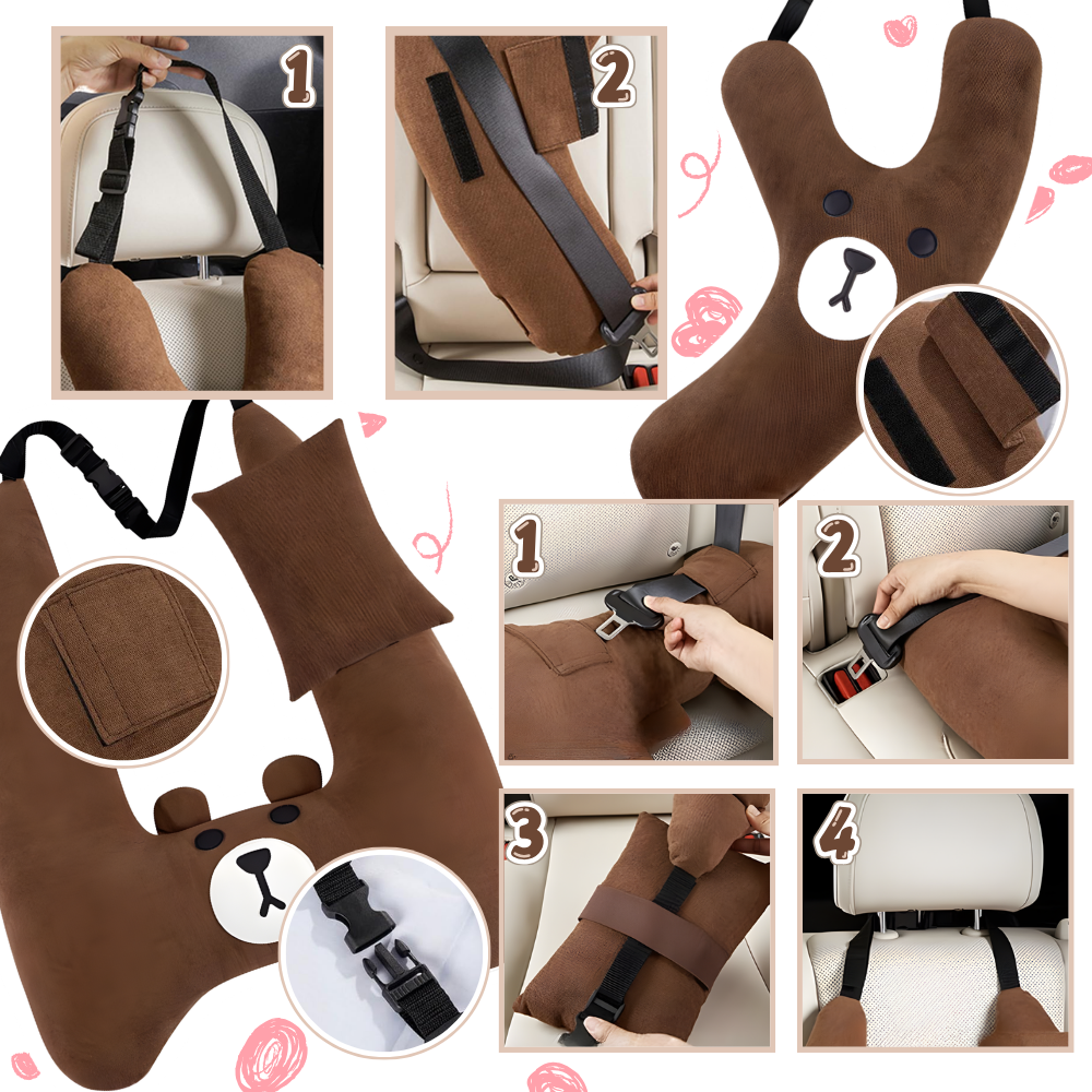 Coussin de ceinture de sécurité pour enfant