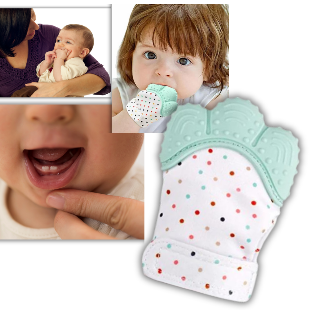 Gant de dentition apaisant