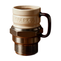 Tasse fantaisie en forme de bougie d'allumage