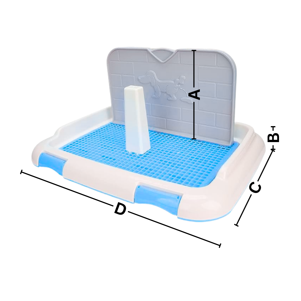 Tapis de propreté pour chien anti-éclaboussures