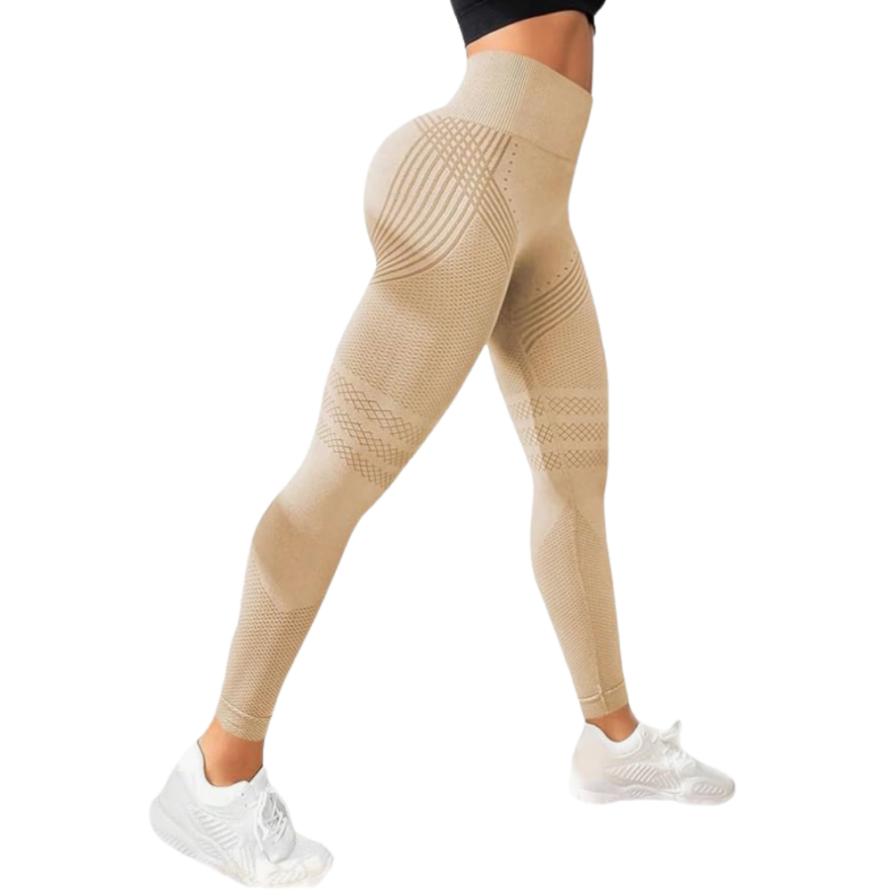 Leggings 3D de compression extensibles et sans coutures