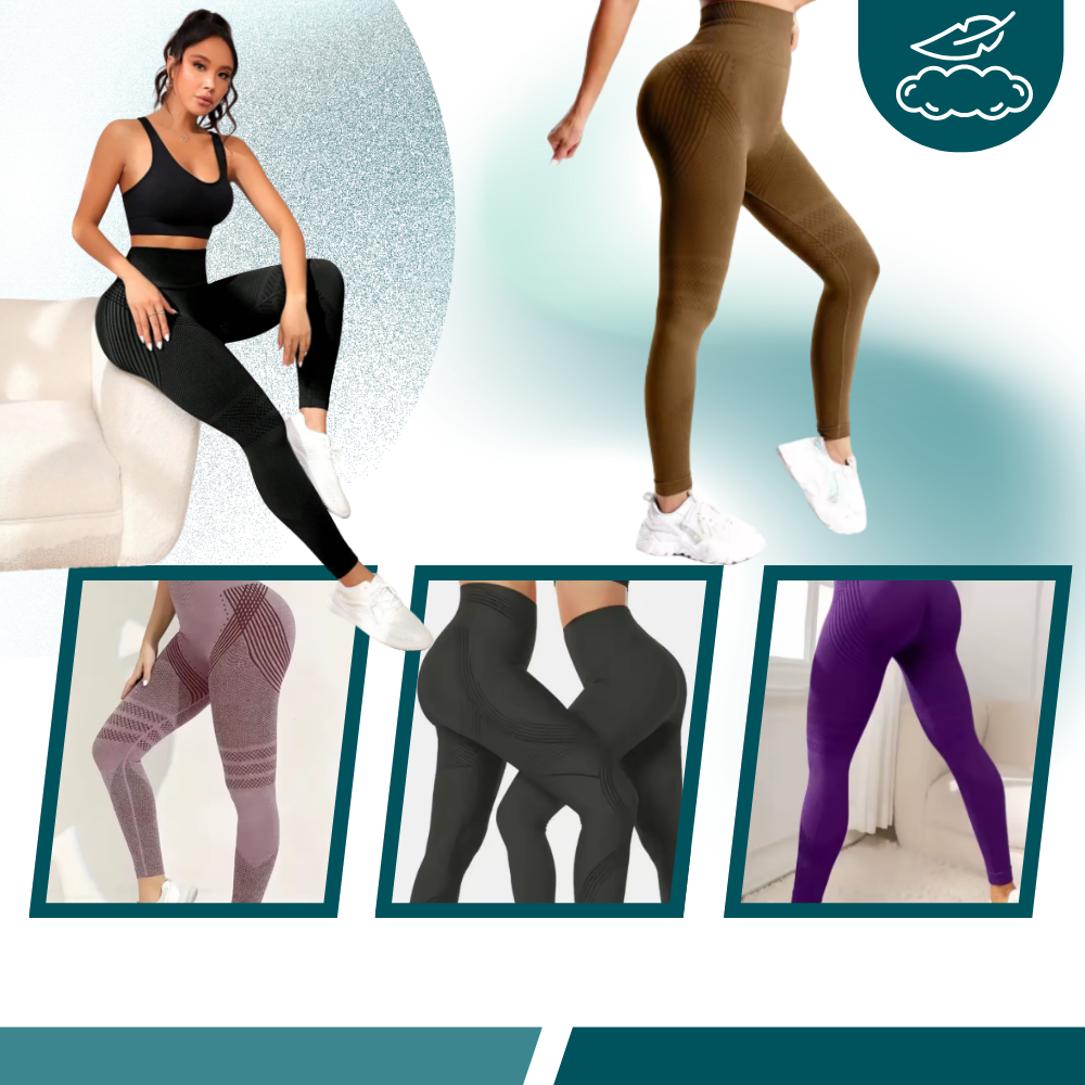 Leggings 3D de compression extensibles et sans coutures