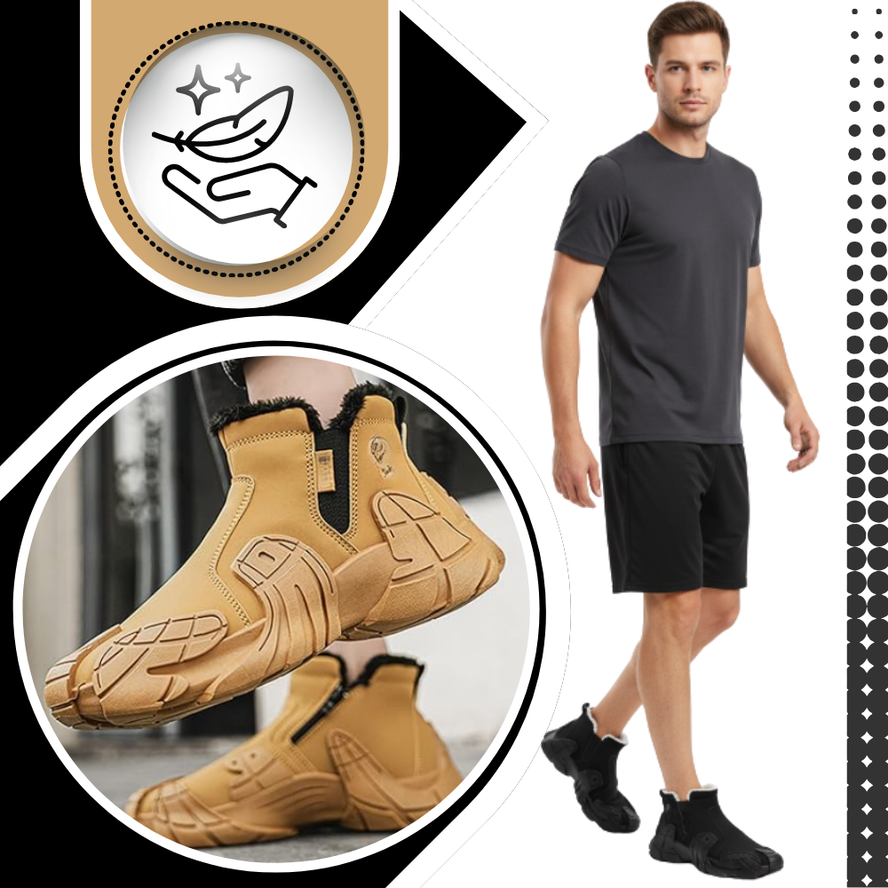 Bottines imperméables élégantes pour hommes