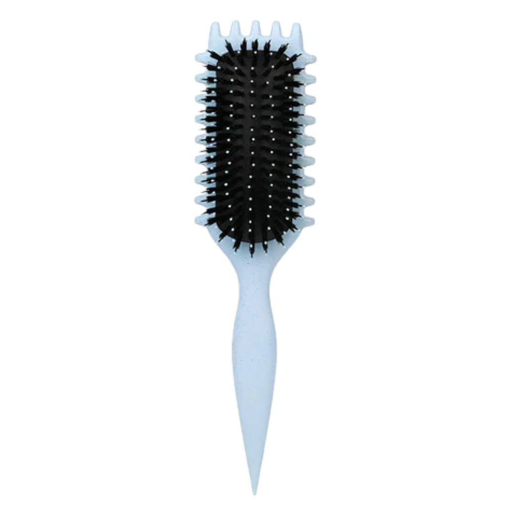Brosse démêlante et définissante pour boucles