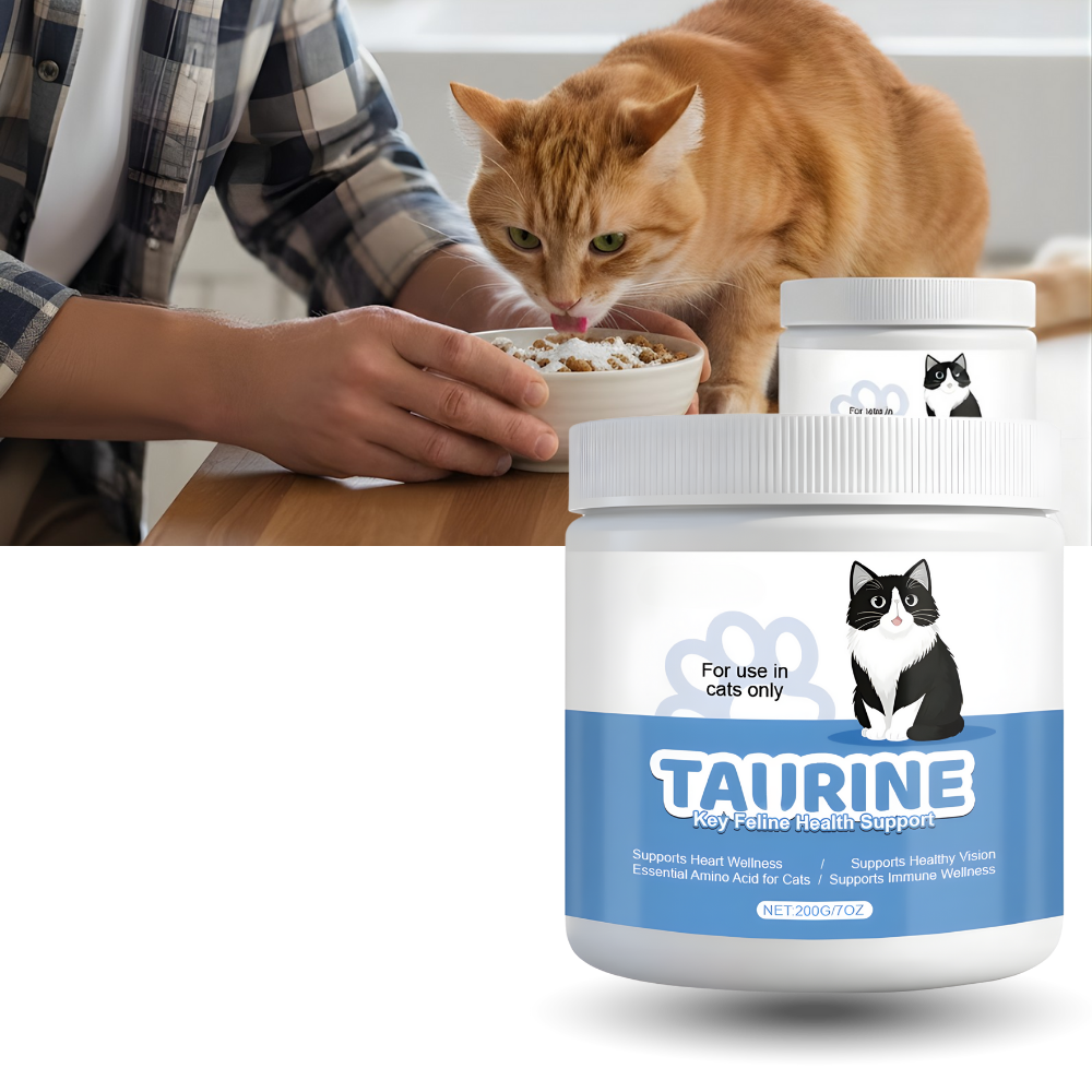 Complément alimentaire à base de taurine pour chats