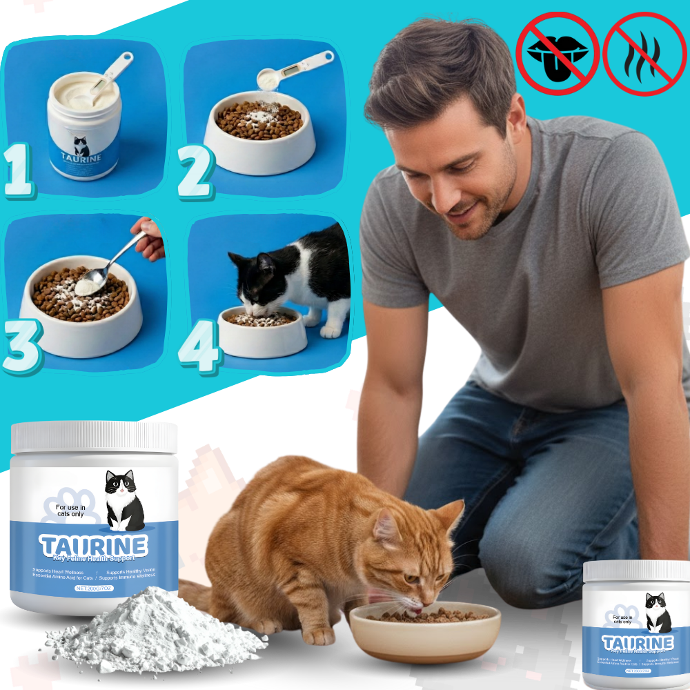 Complément alimentaire à base de taurine pour chats