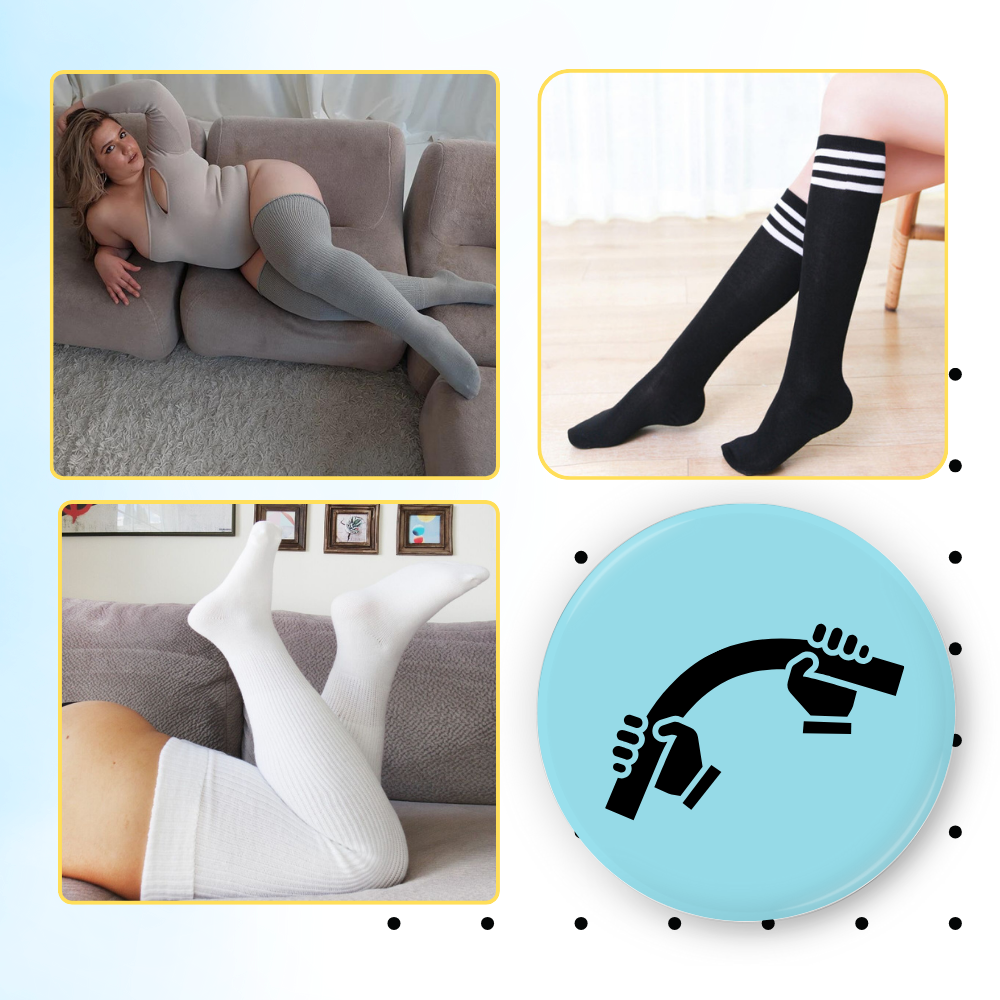 Chaussettes cuissardes renforcées pour femmes