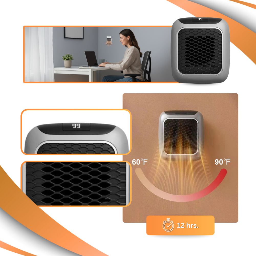 Radiateur électrique intelligent ultra-fin