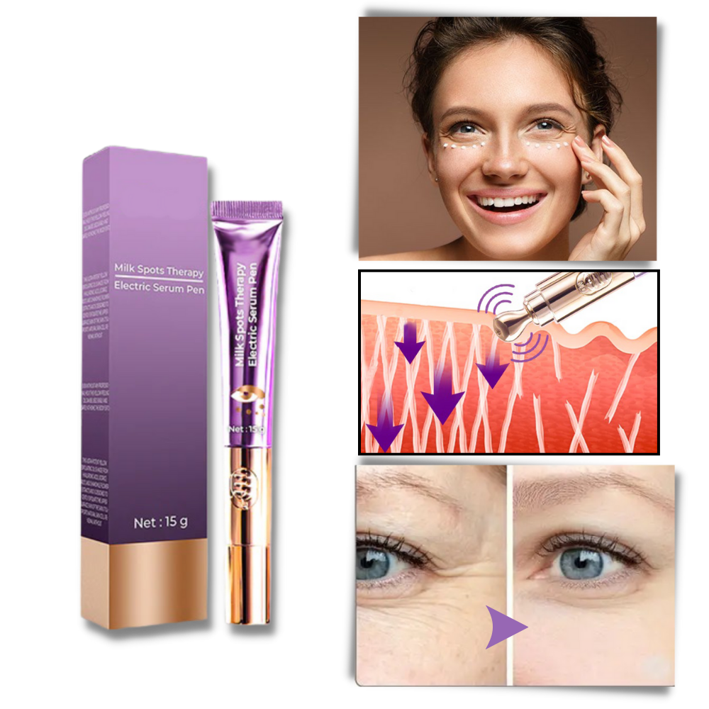 Crème vibrante raffermissante pour les yeux