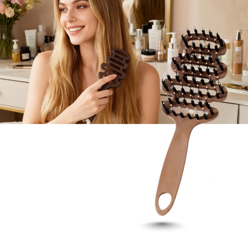 Brosse volumatrice en poils de sanglier