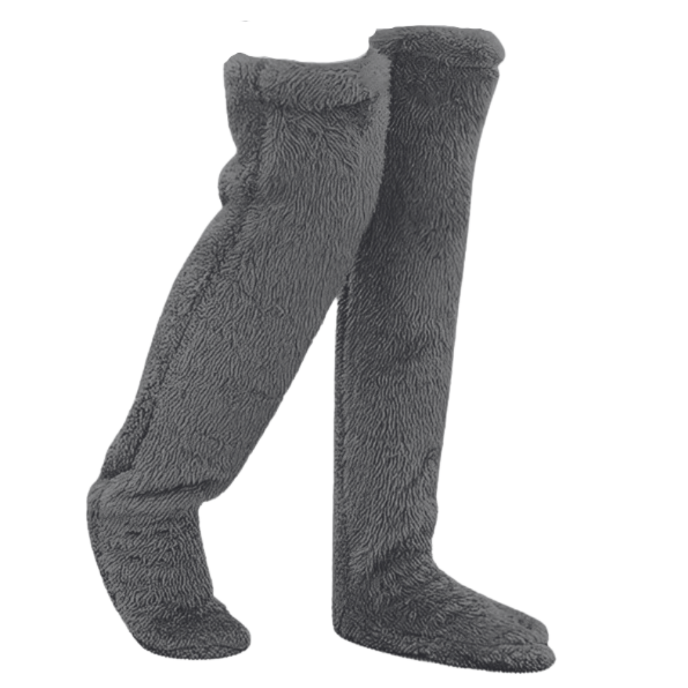 Chaussettes chauffantes longues et moelleuses